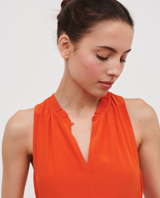 Loose jumpsuit 7020c 22 orange 2sjp612v02