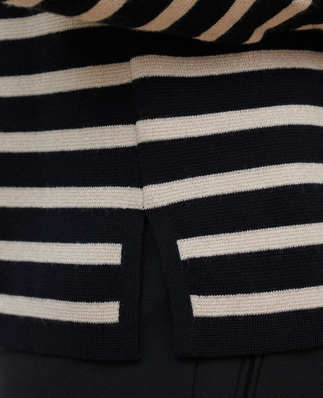MADDY - Striped merino wool jumper