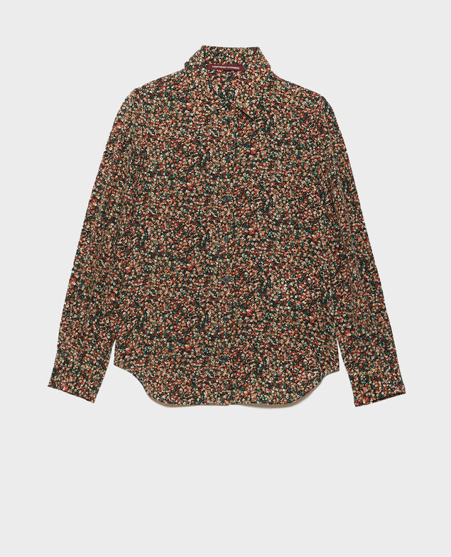 SIBYLLE - Silk shirt 8859 24 orange print