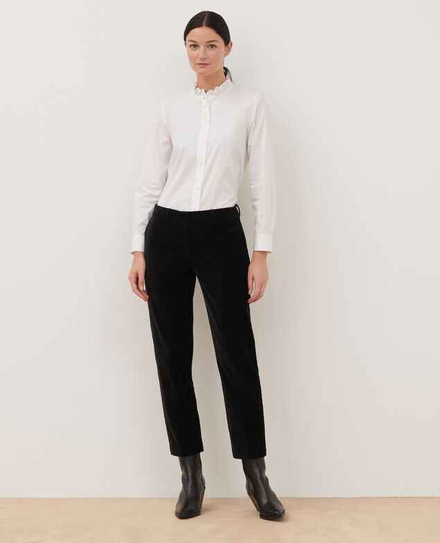MARGUERITE - Cigarette trousers 4216 black_beauty 2wpa096c05