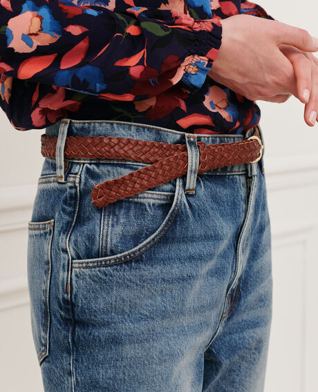 RITA - SLOUCHY - Loose cotton jeans Vintage mid wash Peronac