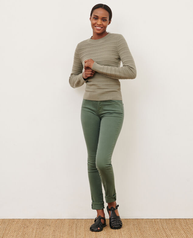LILI - SLIM - Cotton jeans 0381 dark forest 2wpe272c15