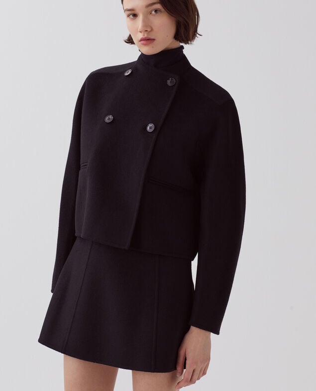 Double-sided jacket H091 black beauty