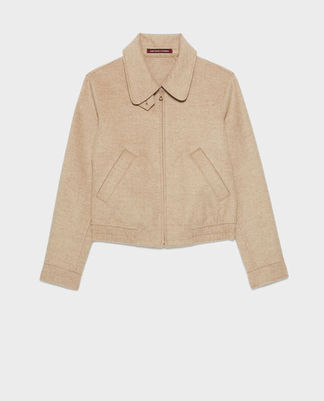 Wool blend jacket