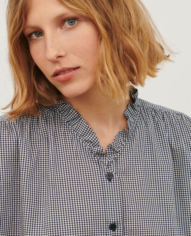 Cotton voile top 7073 88_vichy
