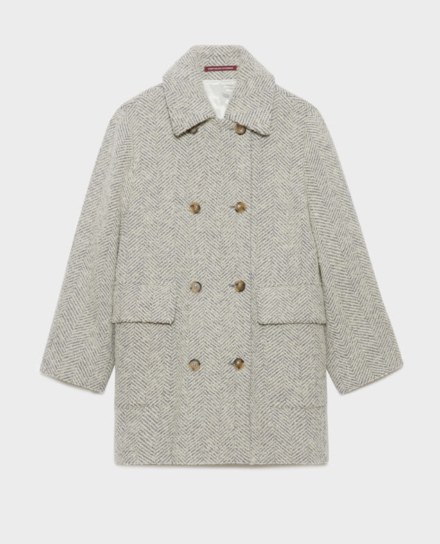 Wool blend coat