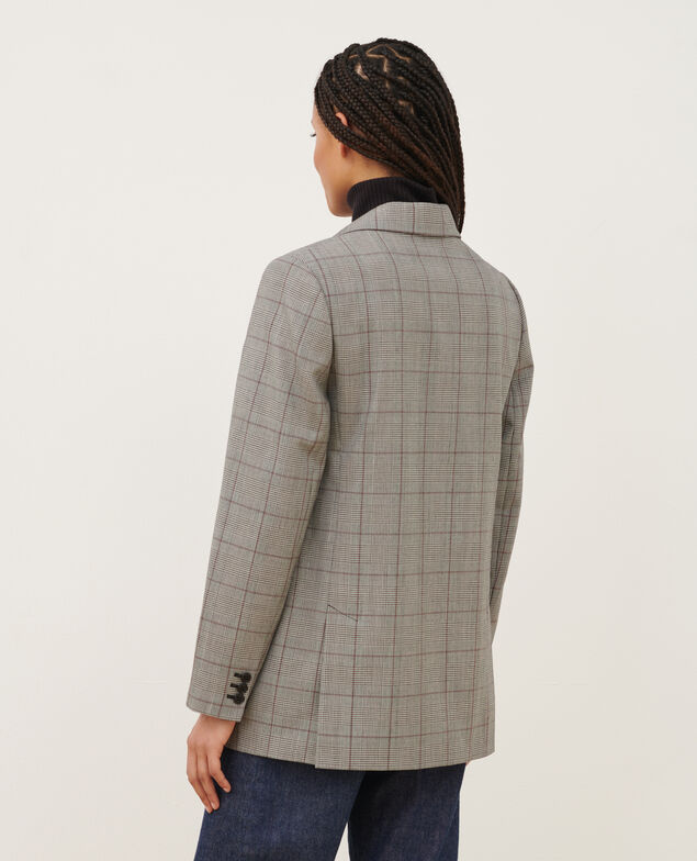 Oversize woollen jacket