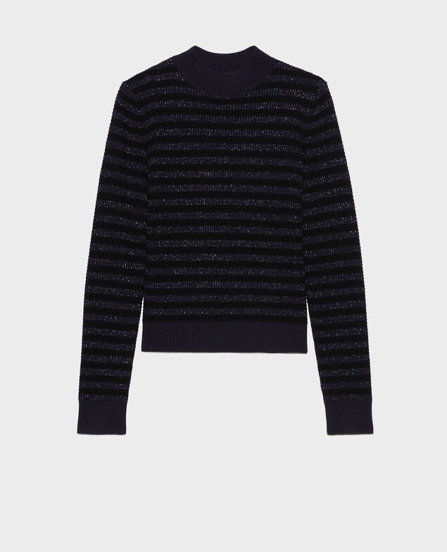 Striped jumper 8824 09 black