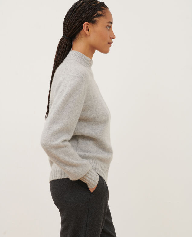 Cashmere polo neck jumper