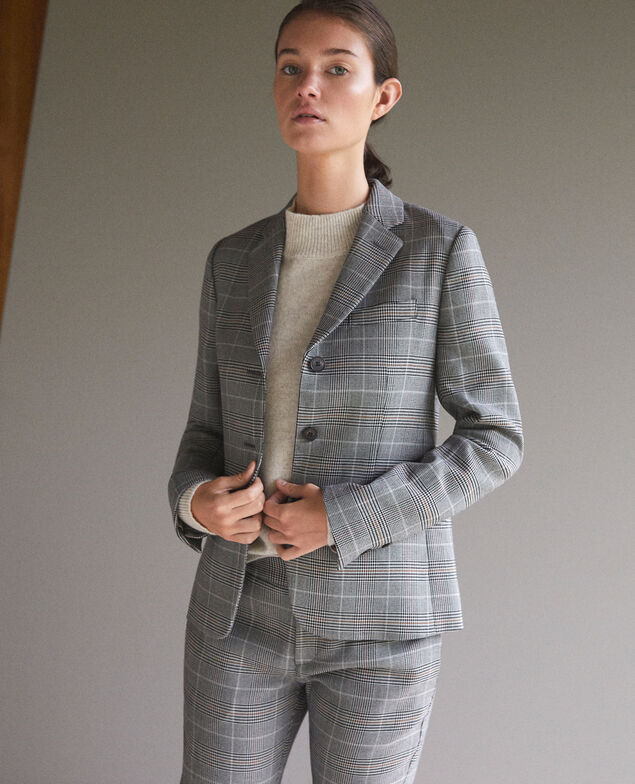 Suit-style jacket Black