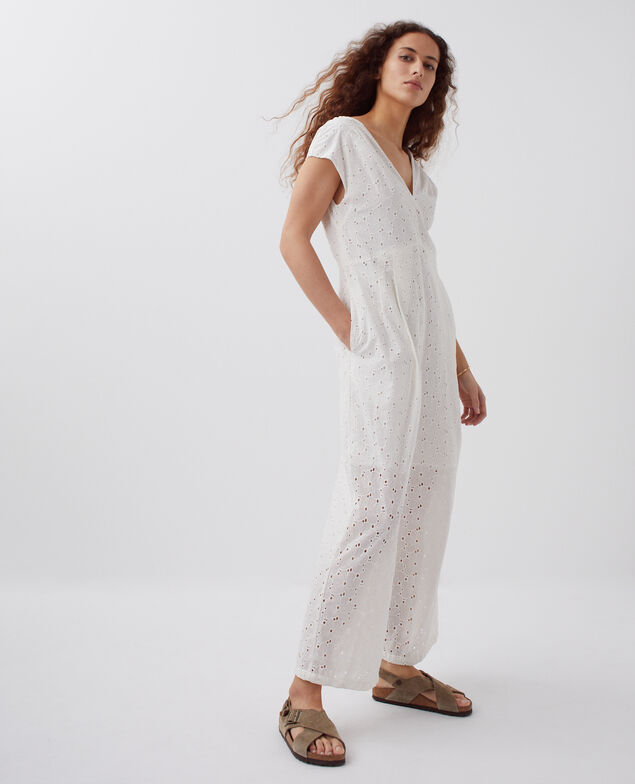 Broderie anglaise jumpsuit H003 white