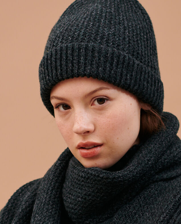 Wool beanie 8844 55 green