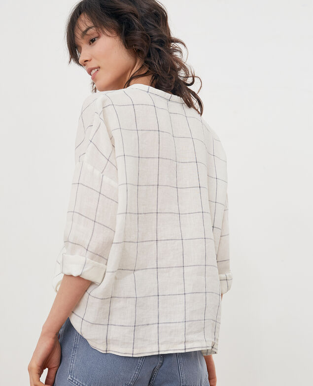 Linen blouse Off white