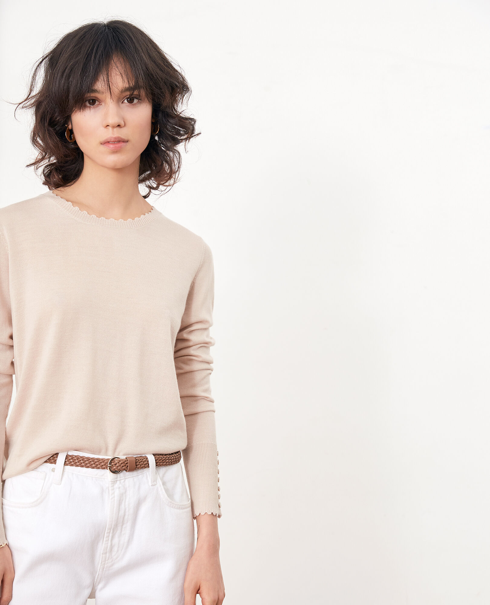 Thin wool jumper shop
