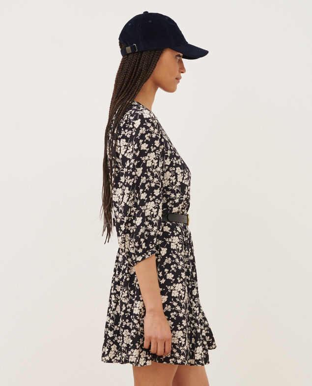 Silky printed dress