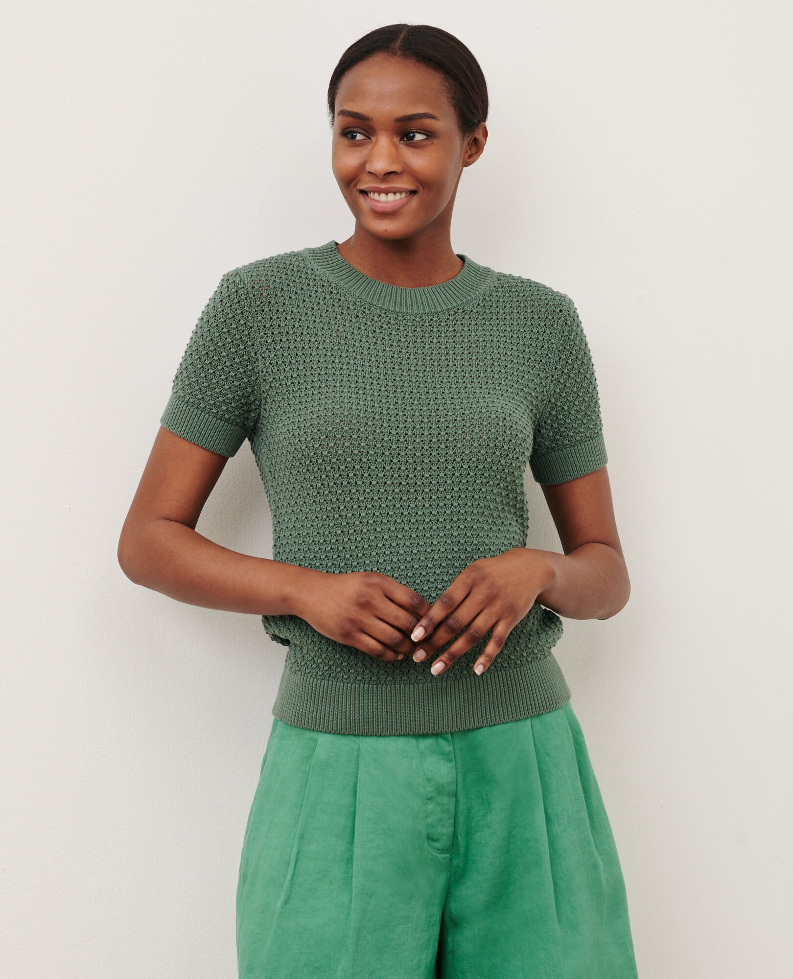 Short sleeve hotsell cotton jumper