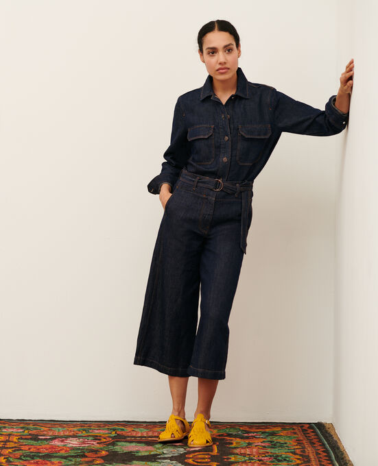 BABETH - Culotte skirt 0681 RINSE DENIM
