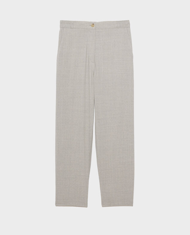 JOSÉPHINE - Wool joggers 04 lightgrey