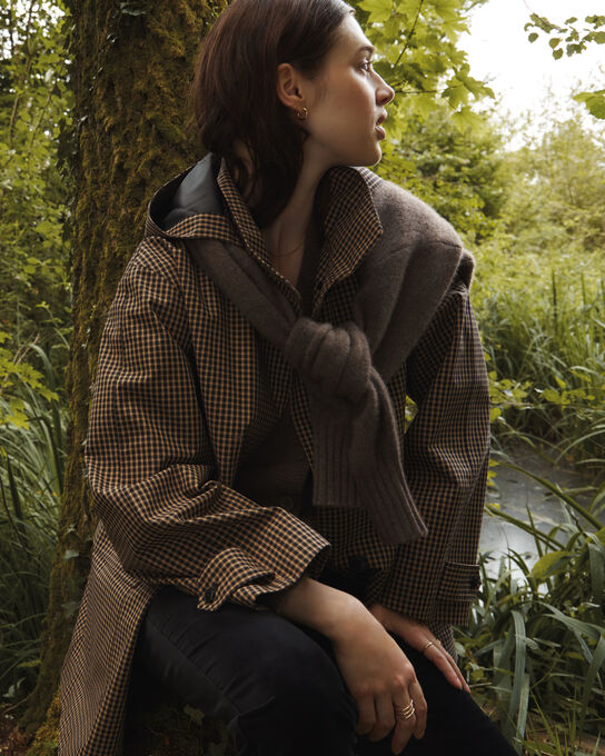 Raincoat A352 CHECK TANIN
