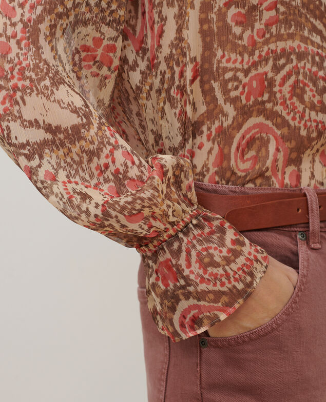 Long-sleeve blouse