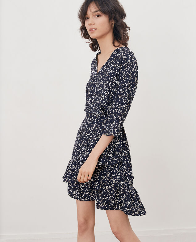 Printed wrap dress Canopee marine