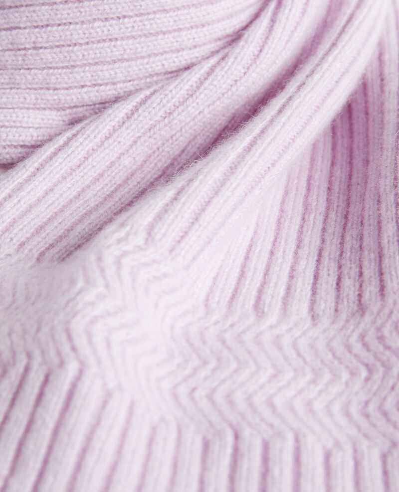 Cashmere scarf Pastel lilac Miosa