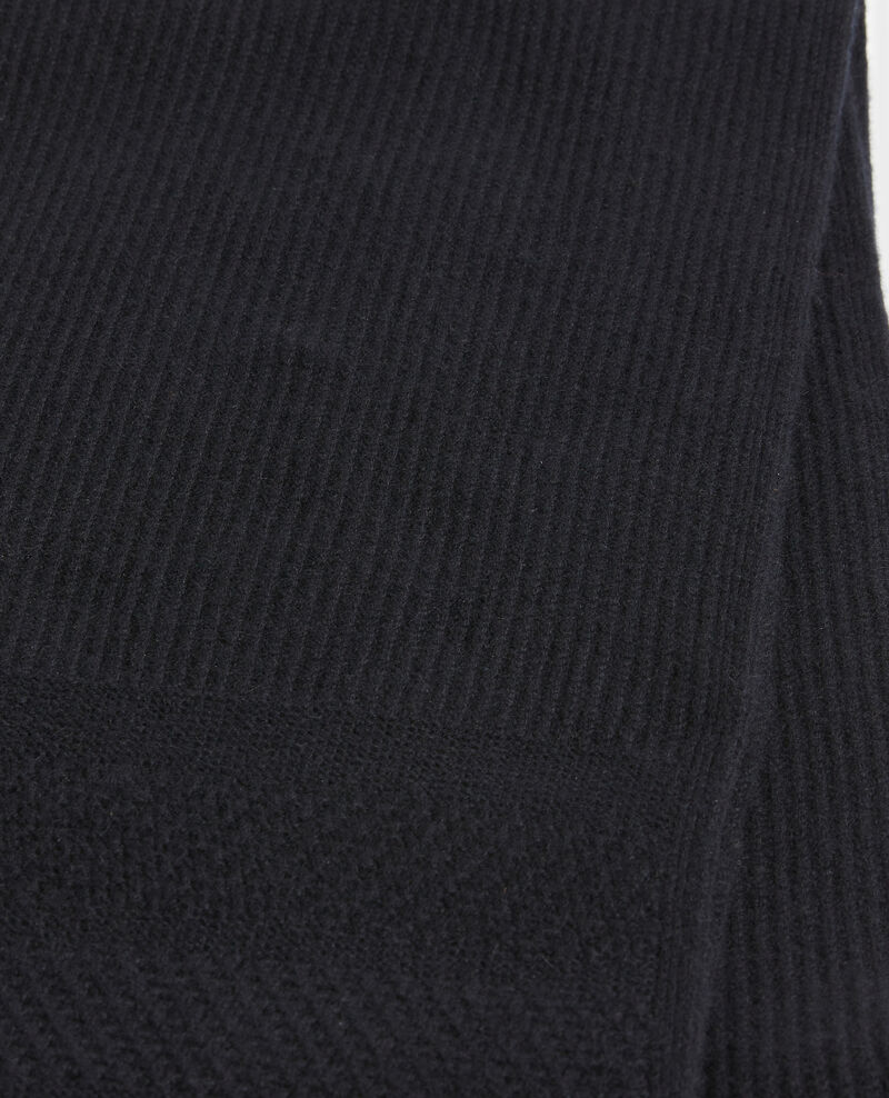 Cashmere scarf Black beauty Plaudie