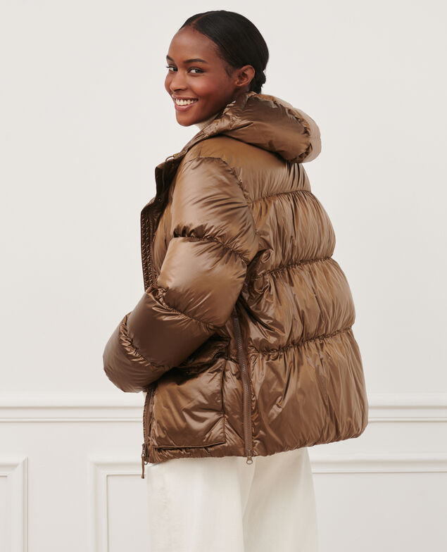 MARGOTTE - Short down jacket 8804 34 brown