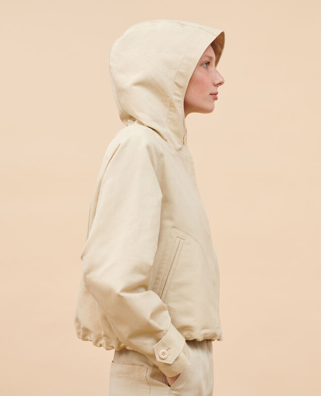 Linen blend jacket 0300 castle wall 3sja110c23