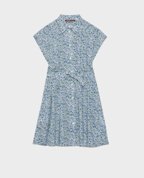 Cotton voile mini dress 7050 92_print_blue 2sdr212c01