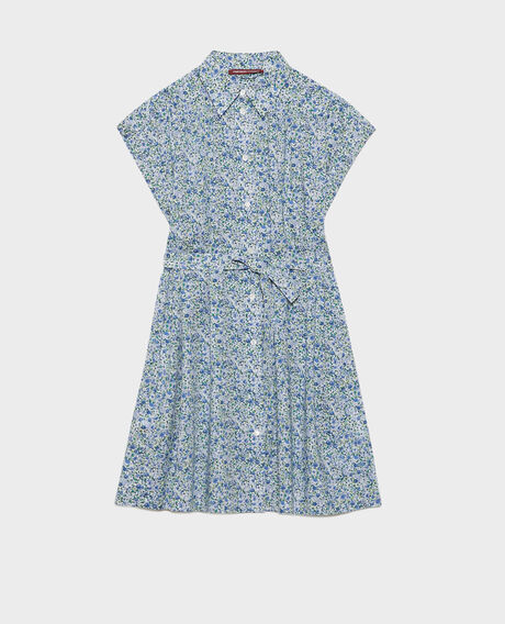 Cotton voile mini dress 7050 92_print_blue 2sdr212c01