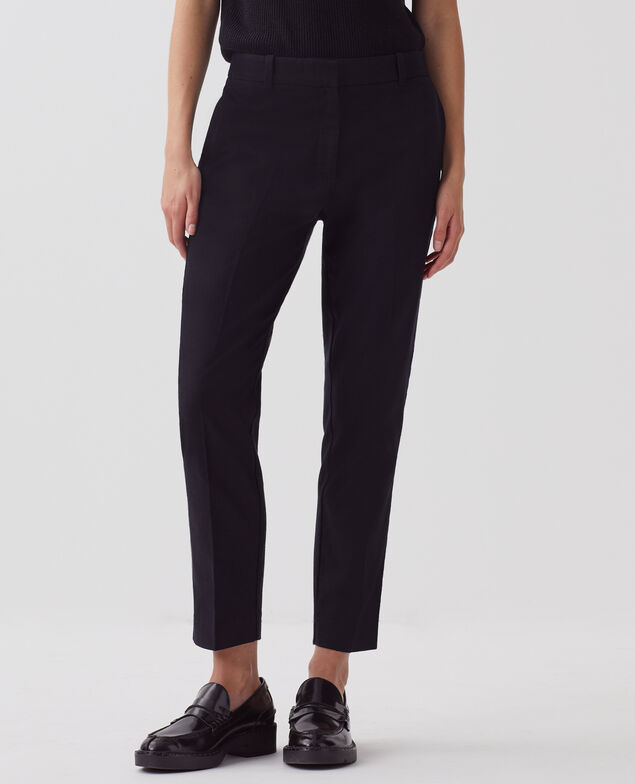 MARGUERITE - Cigarette trousers H091 black beauty