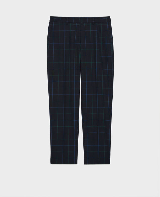 MARGUERITE - Wool cigarette trousers