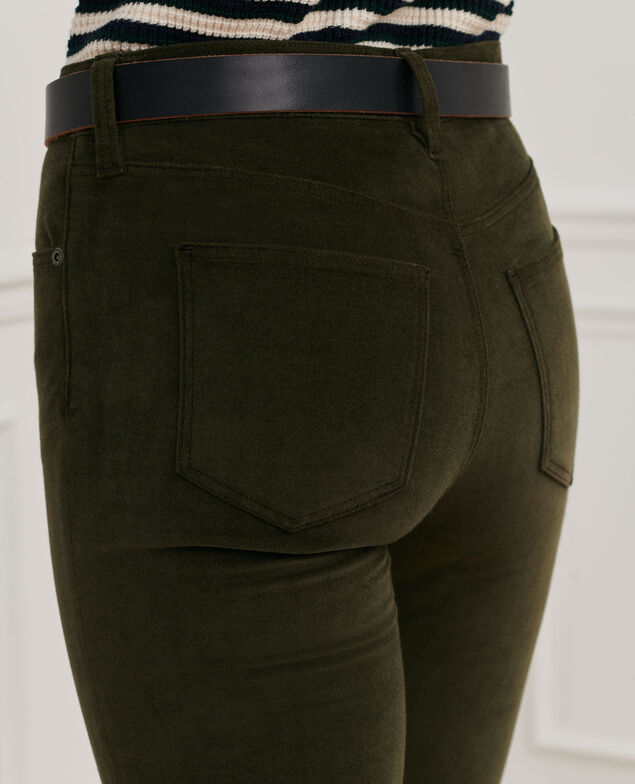 LILI - SLIM - 5 pocket jeans 6002c dark olive