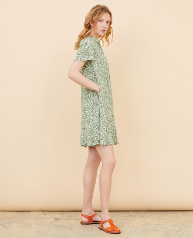 Mini dress 101 print green