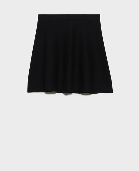 Wool mini skirt 8891 09 black 2wsk118w21