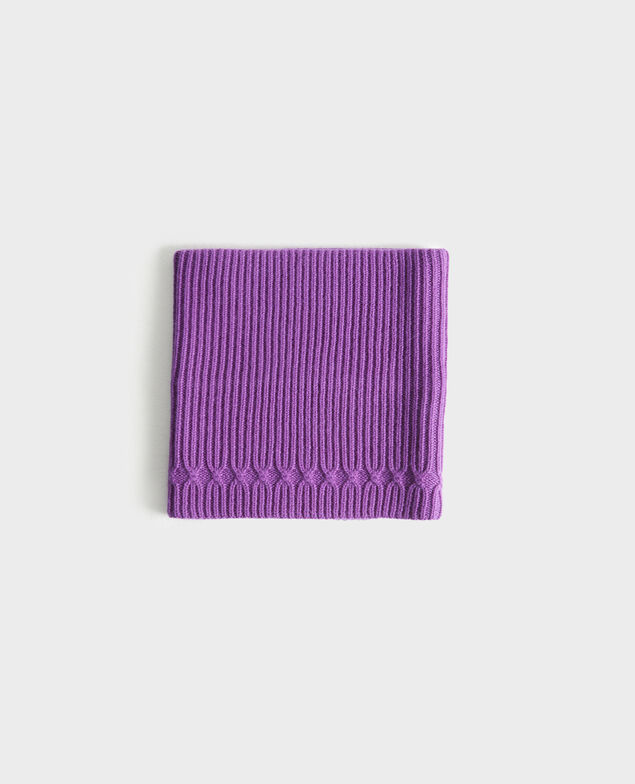 Virgin wool snood 6022 brun_sienne