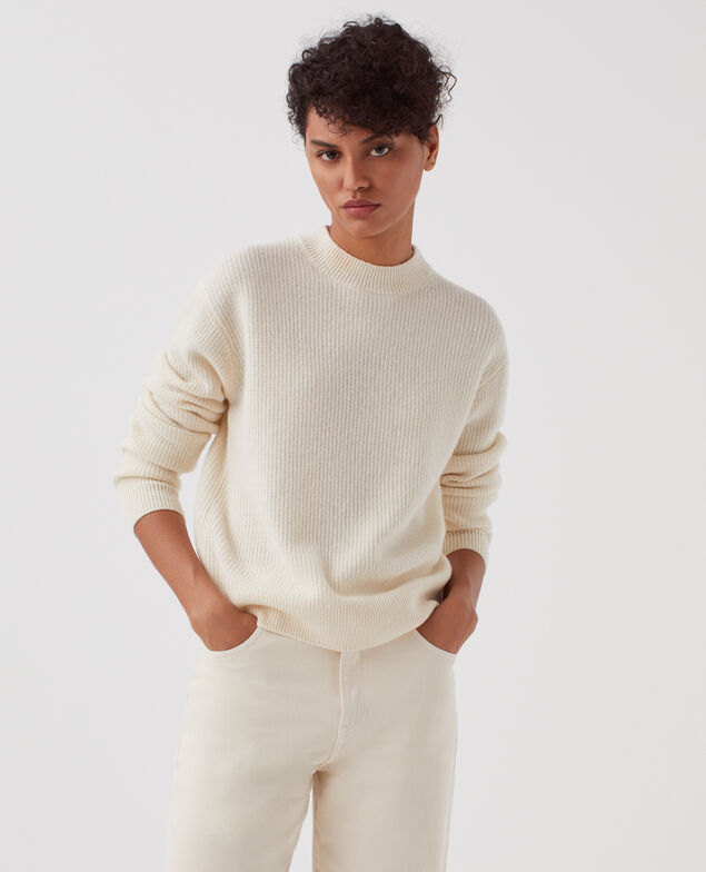 Wool jumper U010 off white