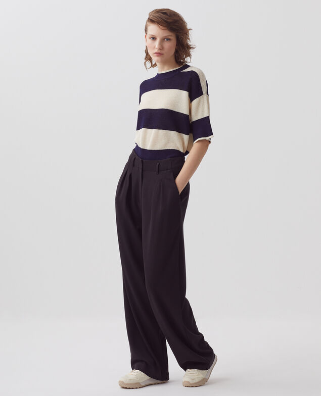 YVONNE - Loose silky trousers
