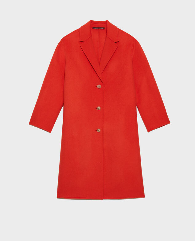 Double-sided wool blend coat 5112 spicy_orange