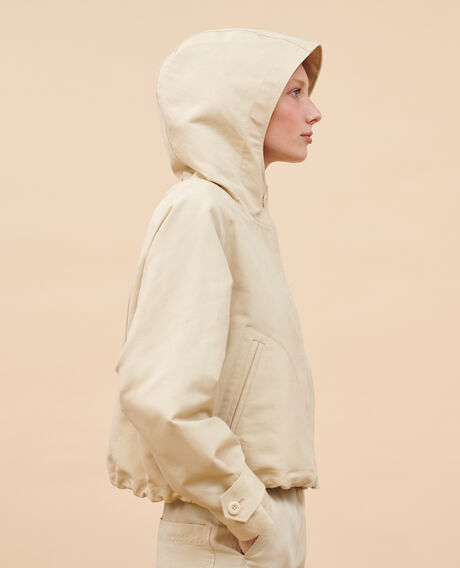Linen blend jacket 0300 castle wall 3sja110c23