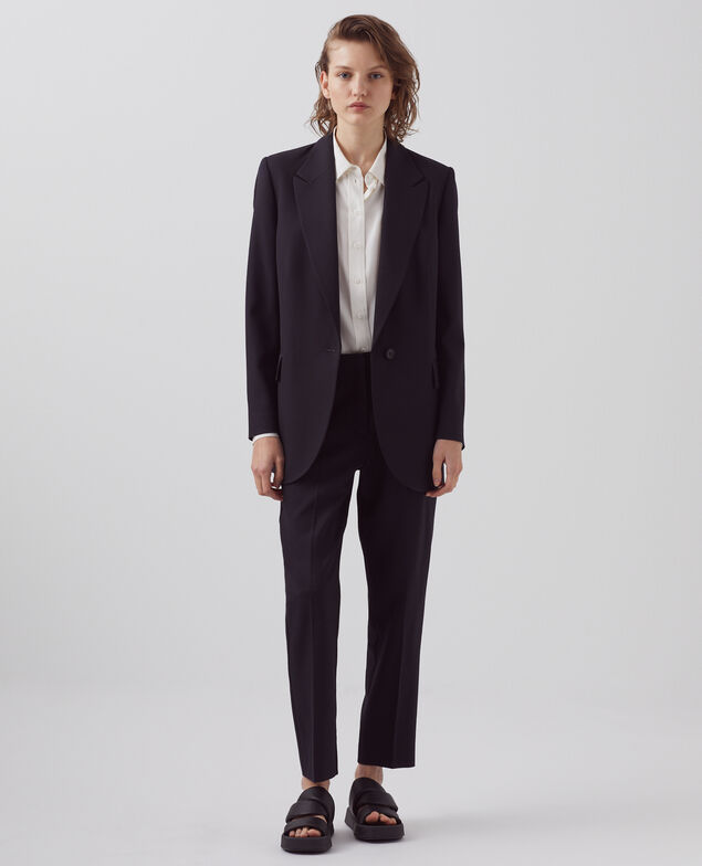 Wool blazer A091 black