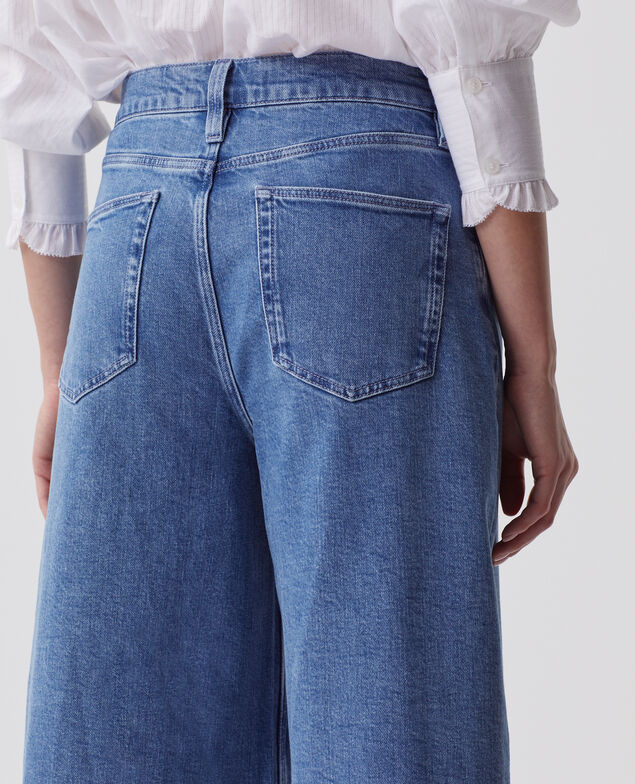 JEANETTE - Wide jeans J621 light blue