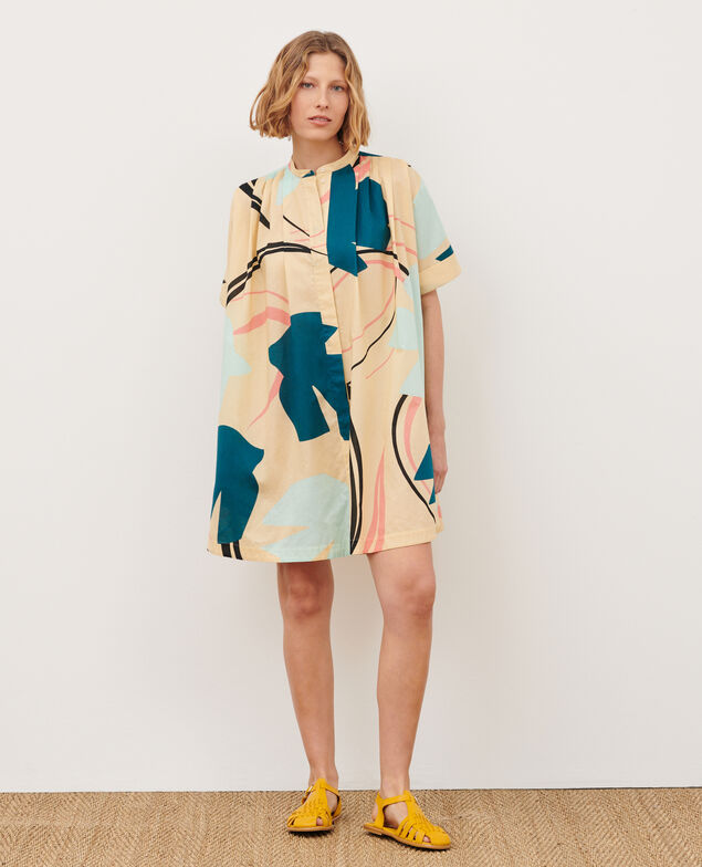 Shirt dress 0403 birdy sand