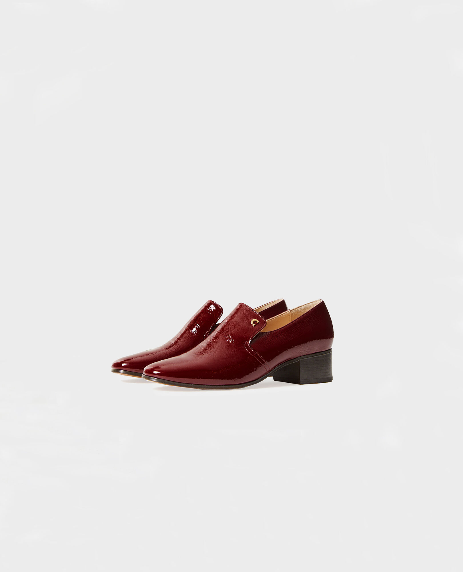 Leather moccasins Royale red Meaux