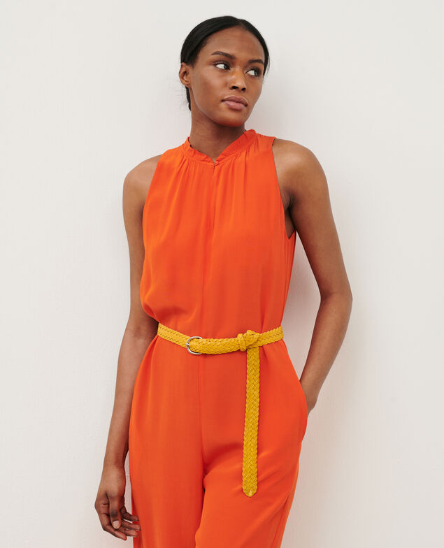 Loose jumpsuit 7020c 22 orange 2sjp612v02