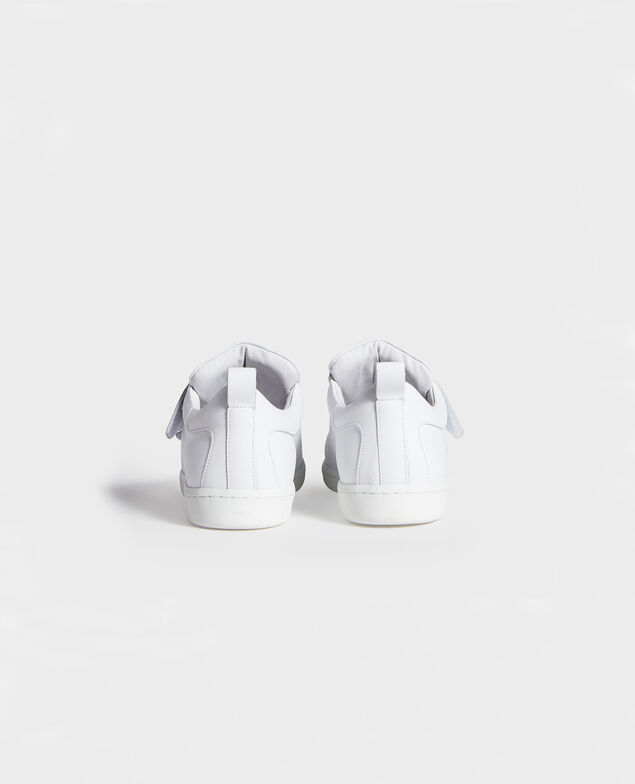 Leather rip tape sneakers Optical white Leader