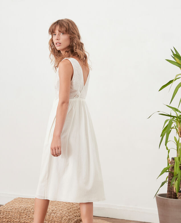 Wrap dress Blanc