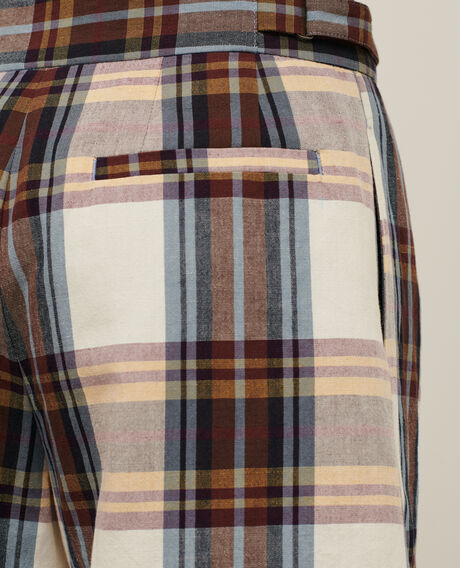 Check shorts 0180 wine 3spa043c13