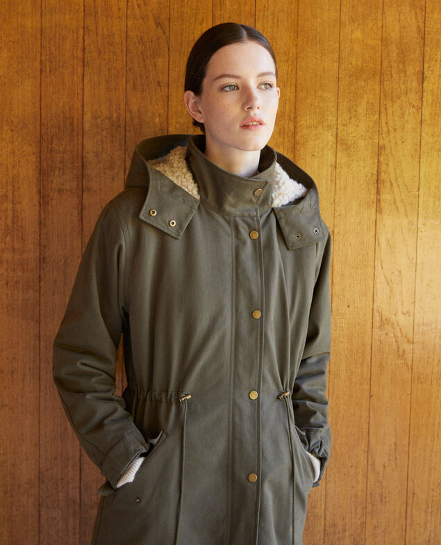Hooded parka Green